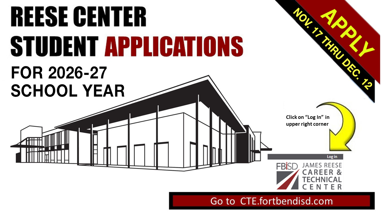  Reese Center Applications Open!